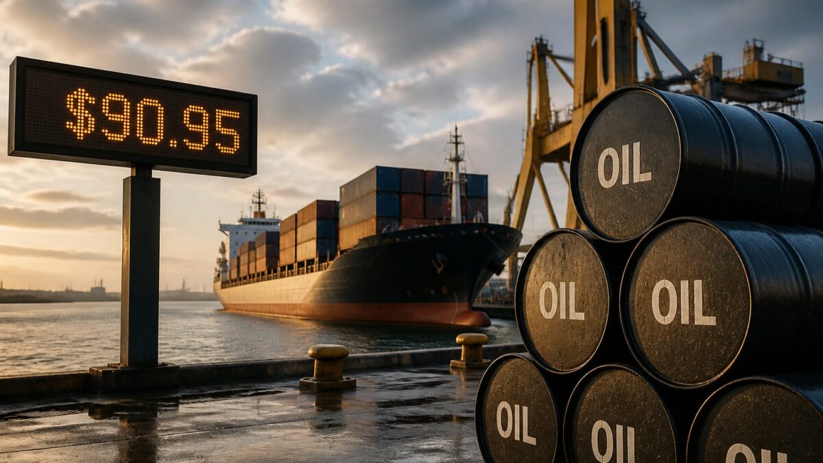 embargo maritim Houthi, Houthi anunță embargo maritim împotriva Arabiei Saudite, iar petrolul Brent a ajuns la 90,95 dolari