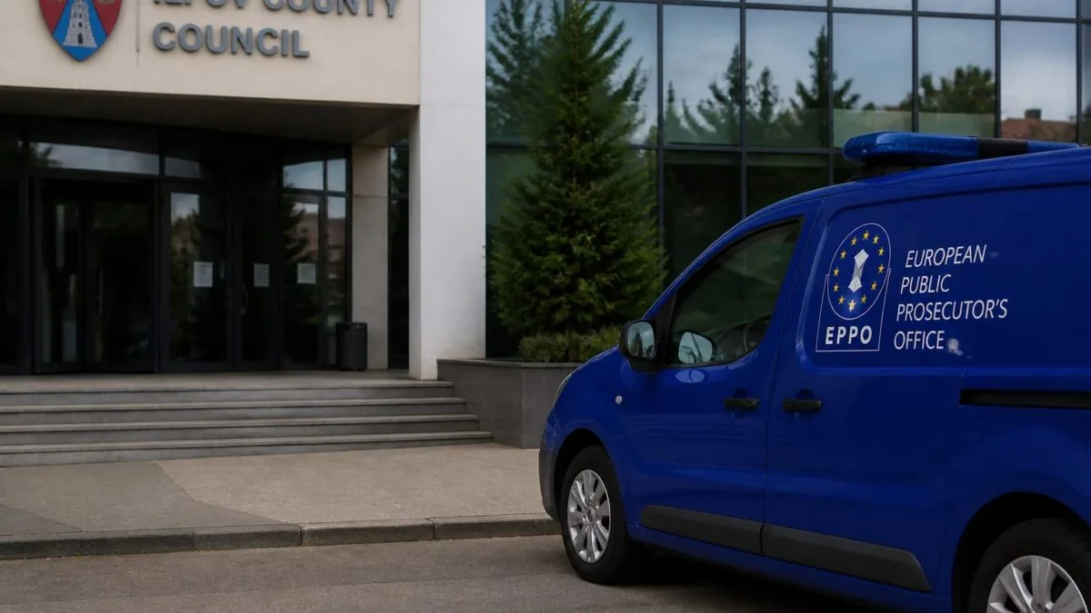 EPPO percheziții Ilfov PNRR, Procurorii europeni au percheziționat Consiliul Județean Ilfov într-un dosar PNRR