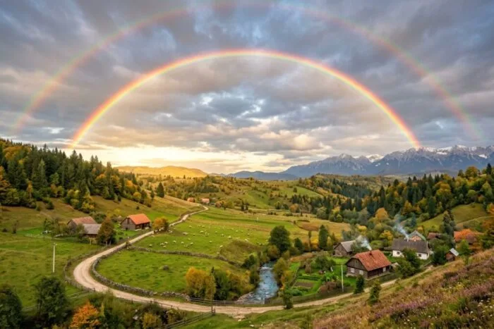 Câte culori are curcubeul și cum se formează acest fenomen meteorologic