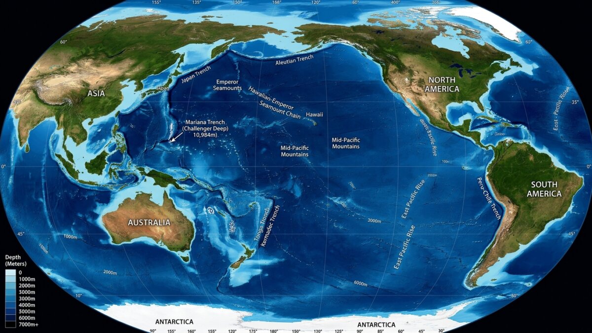 Cel mai mare ocean din lume curiozități și date geografice esențiale
