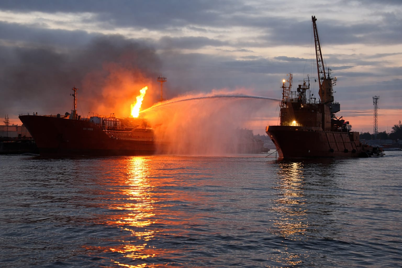 Explozie petrolier Marea Neagră, imagine 2