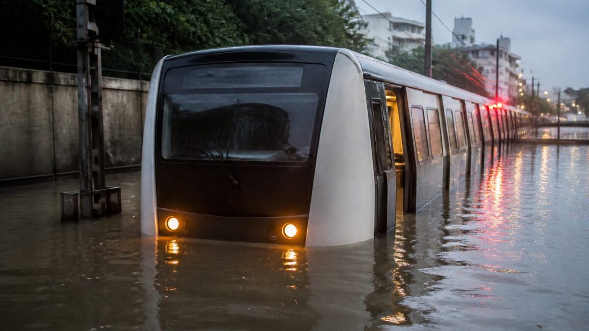 1.408 intervenții în București după furtună. Bilanțul cu 224 de case inundate și metrou afectat