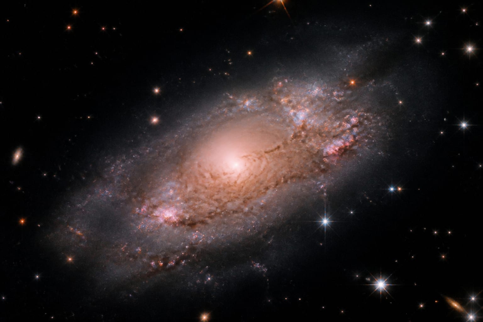 James Webb a găsit o galaxie masivă și matură la 1,2 miliarde de ani după Big Bang