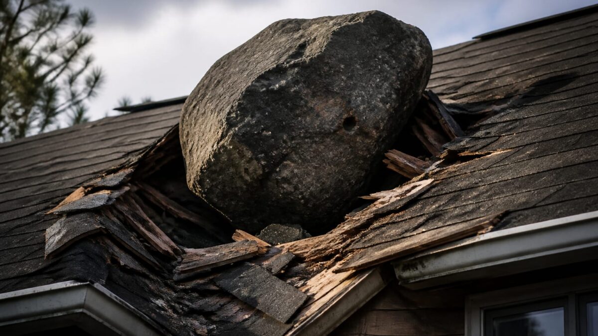 Un meteorit de 50 de kilograme a căzut pe o casă în New Jersey