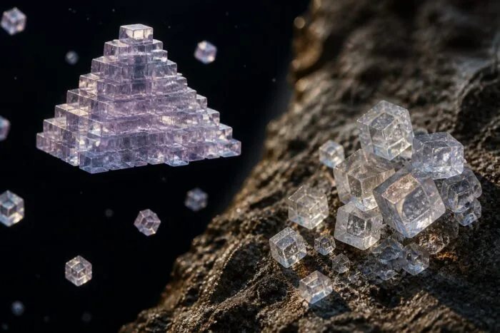 microgravitație cristale semiconductori, De ce a ieșit în spațiu o piramidă din clorură de potasiu, când pe Pământ apar de