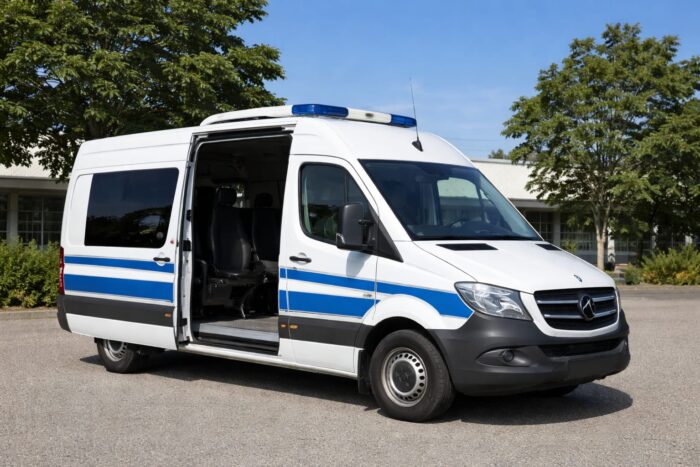 percheziții Kiel, 200 de polițiști au percheziționat 242 de apartamente în turnul „White Giant” din Kiel