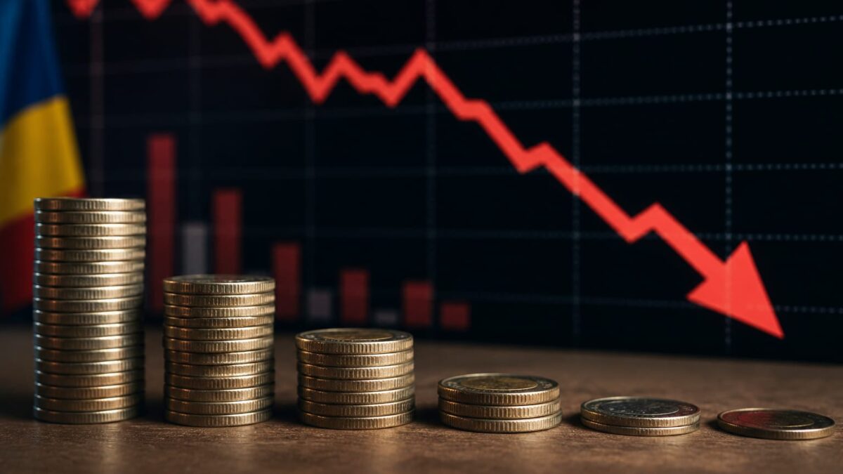 recesiune România, România a intrat oficial în recesiune, cu o scădere a PIB de 1,2% în T1 2026
