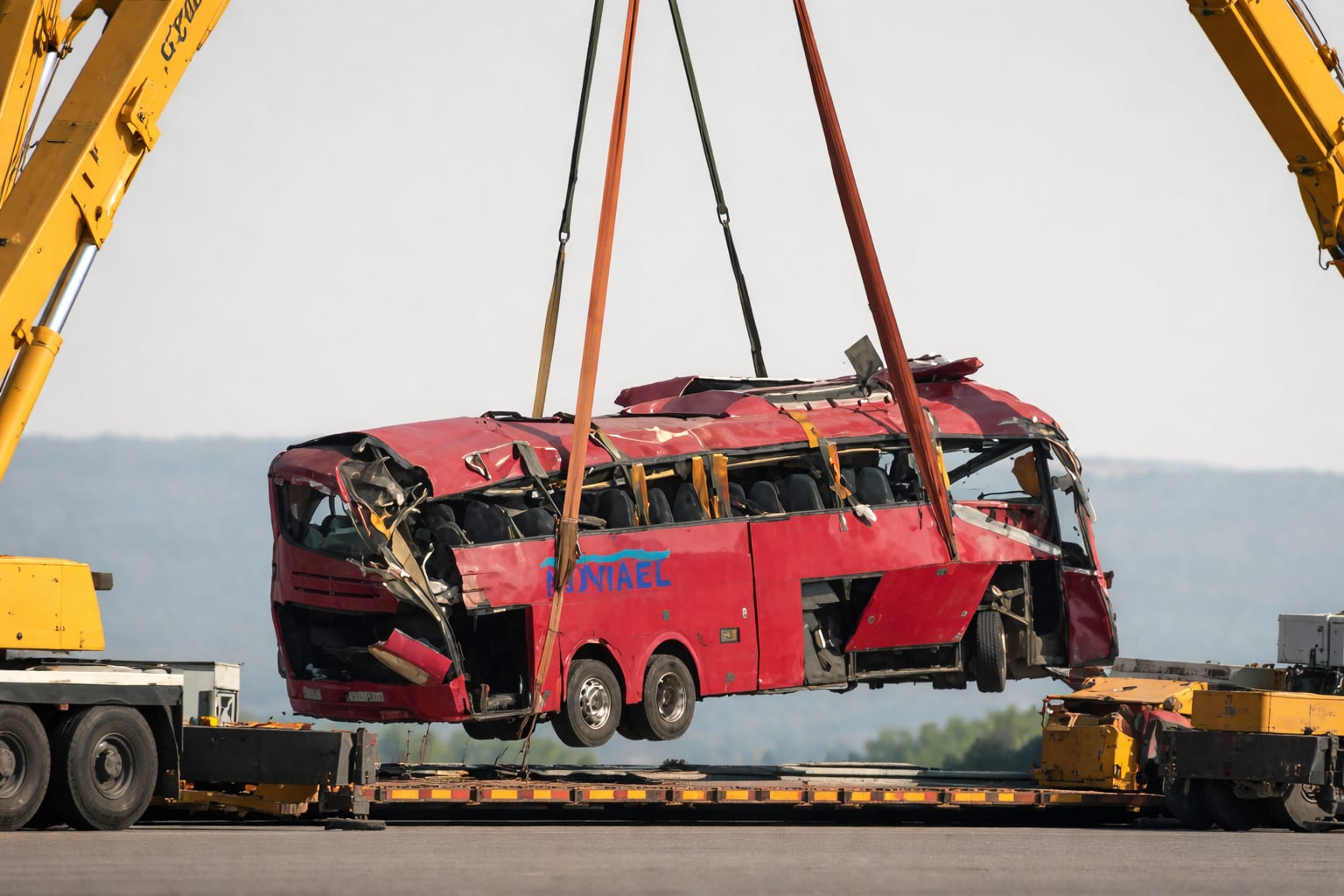 12 oameni au murit într-un autocar polonez răsturnat în Ungaria