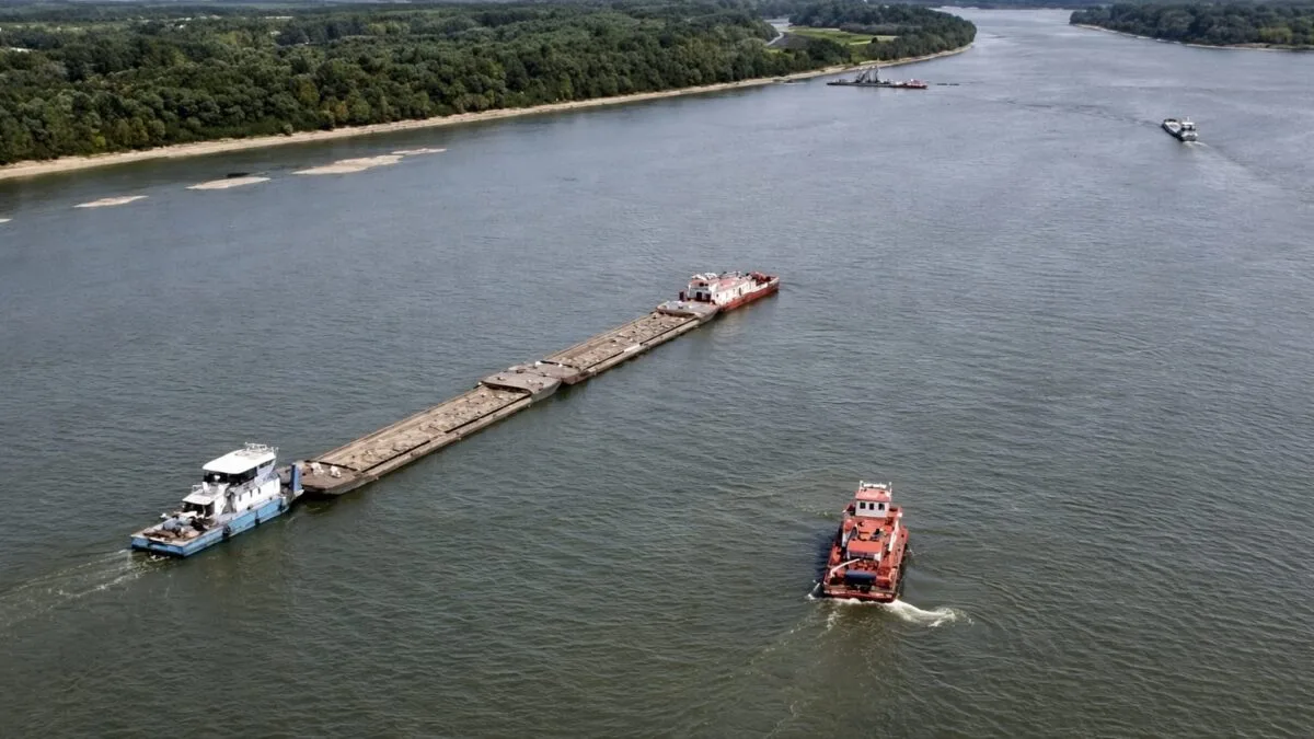 barje Dunăre, Operațiunea de scufundare a patru barje pe brațul Bala s-a încheiat