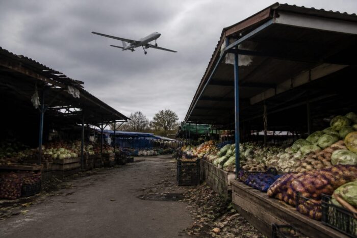 dronă rusească Herson, O dronă rusească a vânat un vânzător de legume în Herson