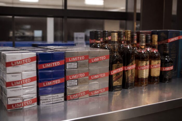 limitări țigări alcool, Guvernul limitează țigările și alcoolul aduse în țară fără taxe