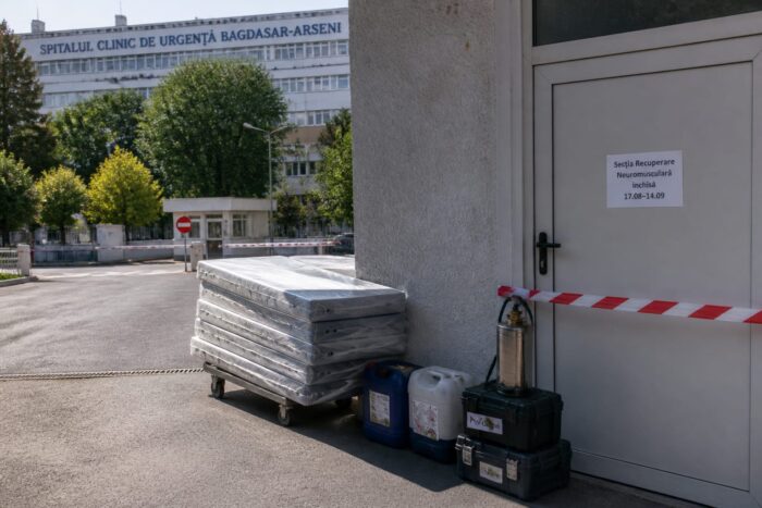 ploșnițe spital Bagdasar-Arseni, Secția de Recuperare Neuromusculară a Spitalului Bagdasar-Arseni se închide o lună