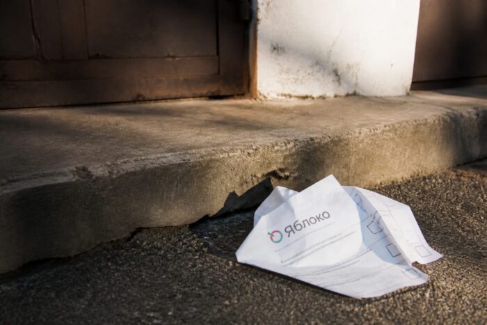 Partidul Yabloko, ultima opțiune anti-război, eliminat de pe buletinul de vot