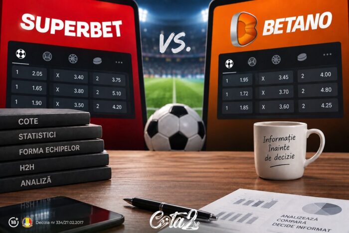 Cota2--biletul zilei Superbet cu oferta zilnica--Biletul zilei Betano cu selectii comentate--Jurnalulnational.ro