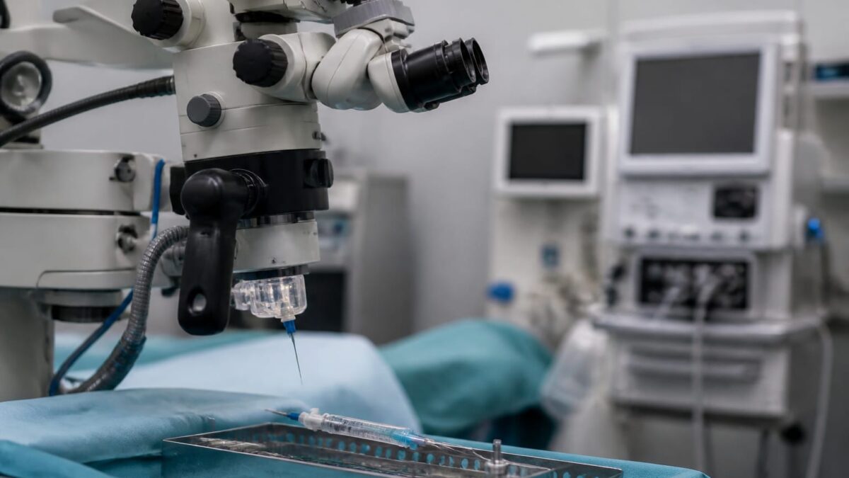 Echipamente medicale pentru microchirurgie oculară