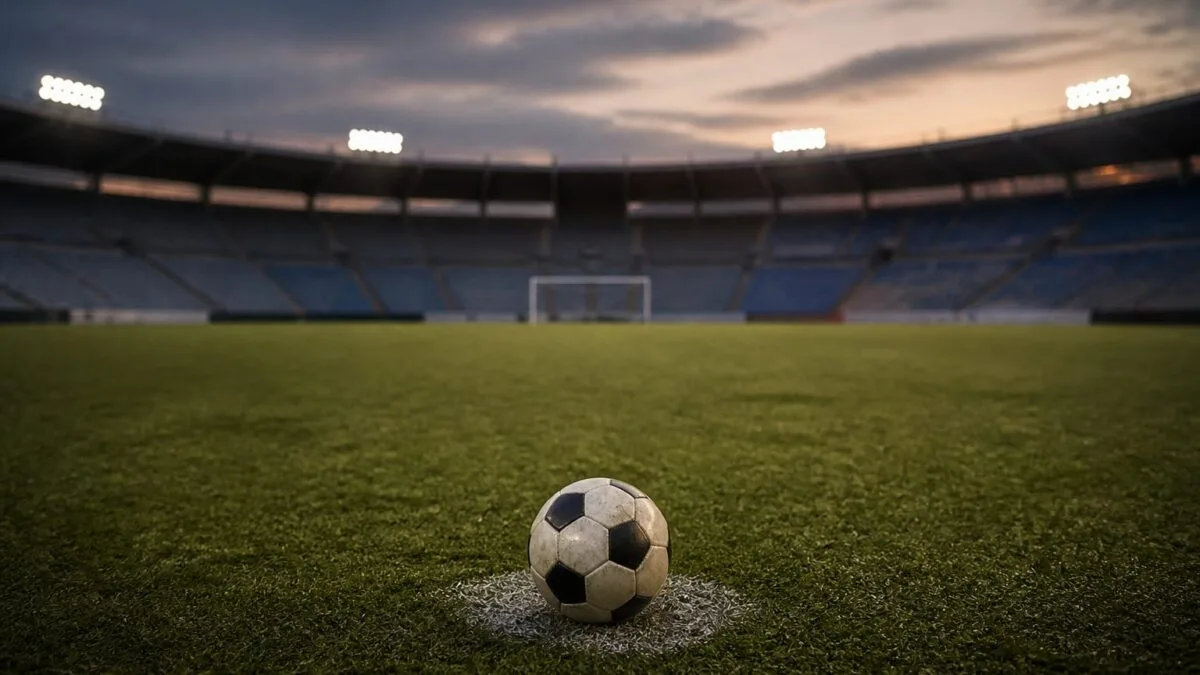 Mingea oficială pe terenul de fotbal