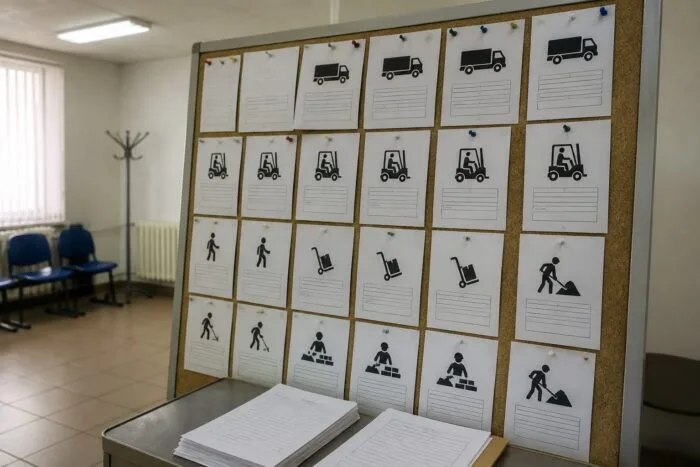 Panou cu locuri de muncă vacante
