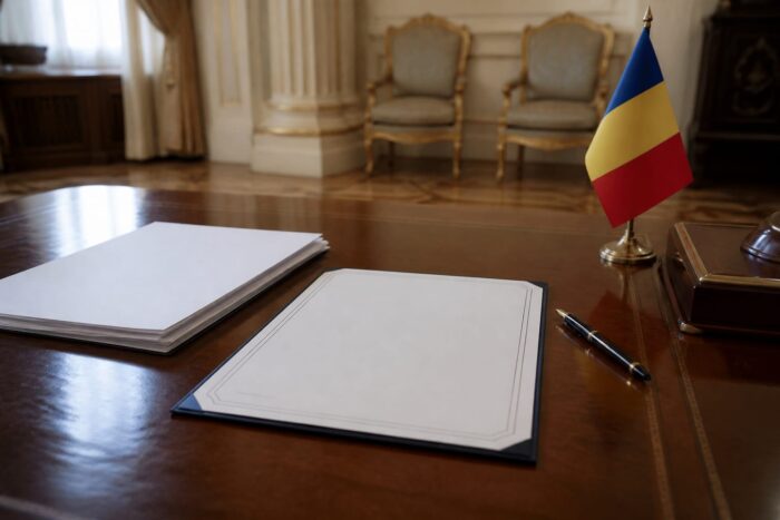 Decret de desemnare la Cotroceni Palace