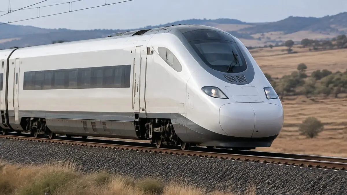 Tren în viteză lângă Toledo