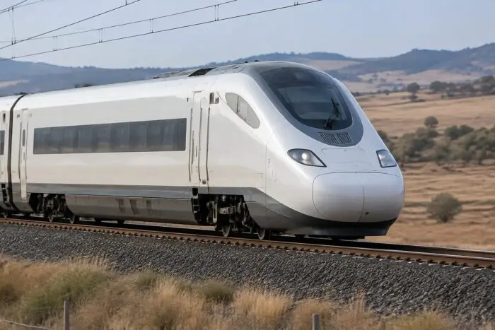 Tren în viteză lângă Toledo