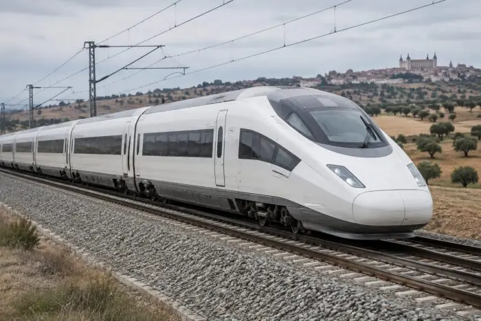 Tren în apropiere de Toledo