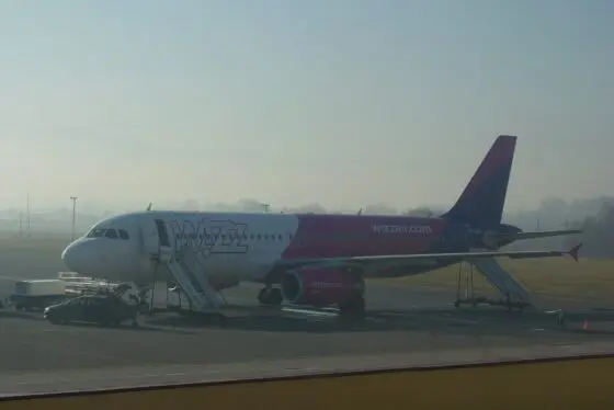 Cursa Wizz Air Oradea, Bergamo a aterizat la Budapesta. Plecarea mai departe nu e confirmată