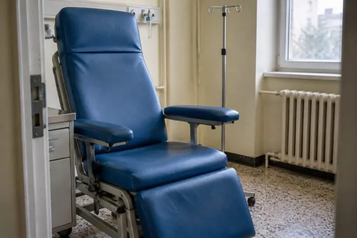 Scaun pentru tratamentul pacienților cu cancer