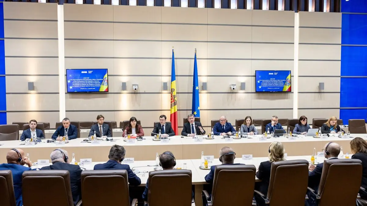 30.03.2026 Întrevederea Președintelui Parlamentului, Igor Grosu, cu reprezentanții comisiilor pentru afaceri europene di