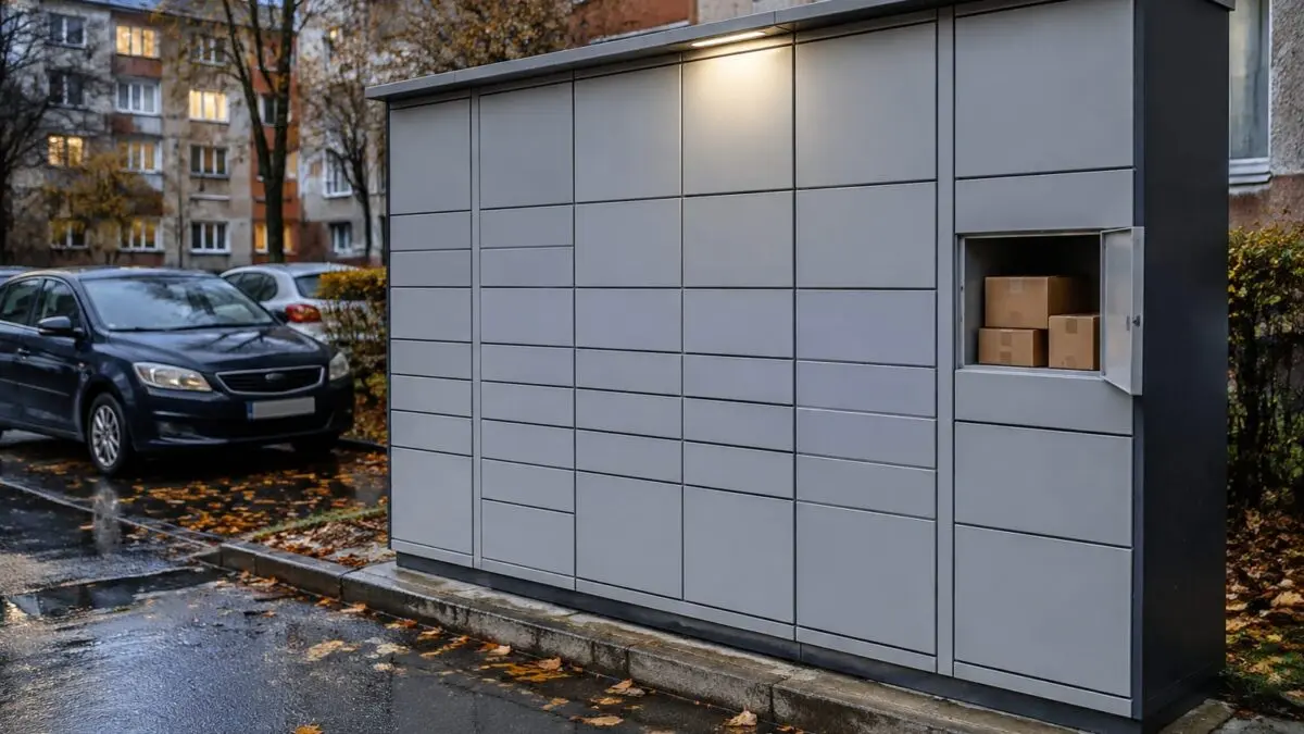 Dulap metalic pentru livrări colete