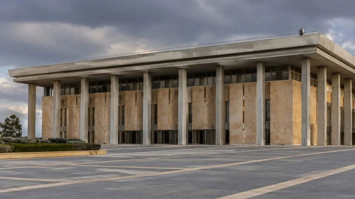 Sediul Knesset în strategia față