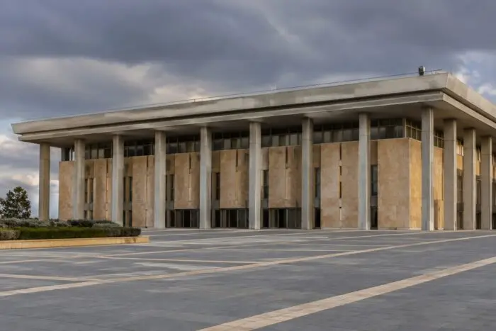 Sediul Knesset în strategia față