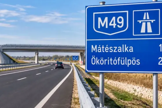Ungaria a deschis 28,2 km din drumul expres M49. Continuarea spre România are termen în 2029